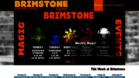 What Brimstonegames.ca website looked like in 2018 (5 years ago)