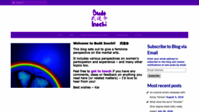 What Budo-inochi.com website looked like in 2018 (5 years ago)
