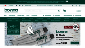 What Boesner.ch website looked like in 2018 (5 years ago)