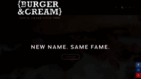 What Burgerncream.com website looked like in 2018 (5 years ago)