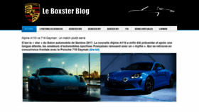 What Boxster-blog.nexgate.ch website looked like in 2018 (5 years ago)