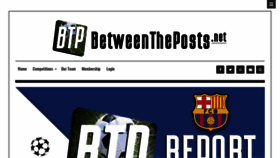 What Betweentheposts.net website looked like in 2018 (5 years ago)
