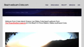 What Beach-webcam-crete.com website looked like in 2018 (5 years ago)