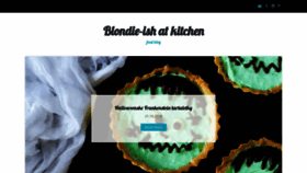 What Blondieishatkitchen.com website looked like in 2018 (5 years ago)