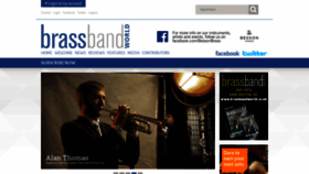 What Brassbandworld.co.uk website looked like in 2018 (5 years ago)
