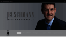 What Buschmann-rechtsanwalt.de website looked like in 2018 (5 years ago)