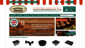 What Britishbakeware.co.uk website looked like in 2018 (5 years ago)