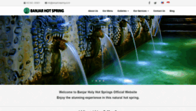 What Banjarhotspring.co.id website looked like in 2018 (5 years ago)