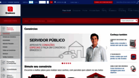 What Bradescoconsorcios.com.br website looked like in 2018 (5 years ago)