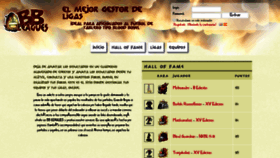What Bbleagues.com website looked like in 2018 (7 years ago)