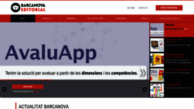 What Barcanova.es website looked like in 2018 (5 years ago)