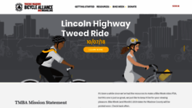 What Bikewashoe.org website looked like in 2018 (5 years ago)