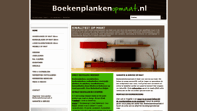 What Boekenplankenopmaat.nl website looked like in 2018 (5 years ago)