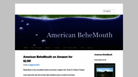 What Behemouth.com website looked like in 2018 (5 years ago)