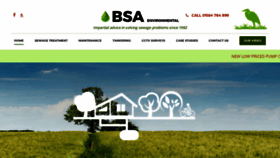 What Bsaenvironmental.co.uk website looked like in 2018 (5 years ago)