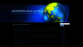 What Bordersalertandready.com website looked like in 2018 (6 years ago)