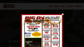 What Bigdspizza.co website looked like in 2018 (5 years ago)