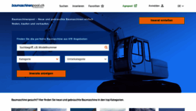 What Baumaschinenpool.ch website looked like in 2018 (5 years ago)