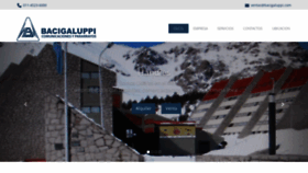 What Bacigaluppi.com website looked like in 2018 (5 years ago)