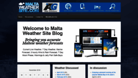 What Blog.maltaweathersite.com website looked like in 2018 (5 years ago)