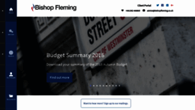 What Bishopfleming.co.uk website looked like in 2018 (5 years ago)
