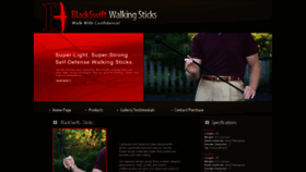 What Blackswiftsticks.com website looked like in 2018 (5 years ago)