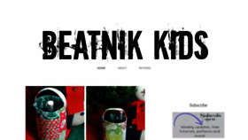 What Beatnikkids.com website looked like in 2018 (5 years ago)