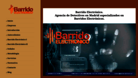What Barrido-electronico.es website looked like in 2018 (5 years ago)