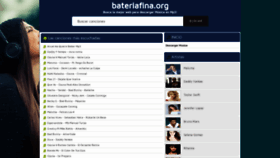 What Bateriafina.org website looked like in 2018 (5 years ago)