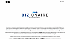 What Bizionaire.com website looked like in 2018 (5 years ago)