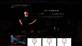 What Badaddict.fr website looked like in 2018 (5 years ago)