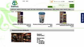 What Biobeauty.cz website looked like in 2018 (5 years ago)