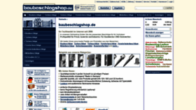 What Baubeschlagshop.de website looked like in 2018 (5 years ago)