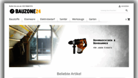 What Bauzone24.de website looked like in 2018 (5 years ago)