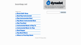 What Boombap.net website looked like in 2018 (5 years ago)