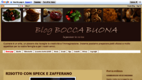 What Blogboccabuona.com website looked like in 2018 (5 years ago)