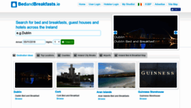 What Bedandbreakfasts.ie website looked like in 2018 (5 years ago)