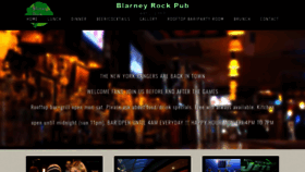 What Blarneyrockpub.com website looked like in 2018 (6 years ago)