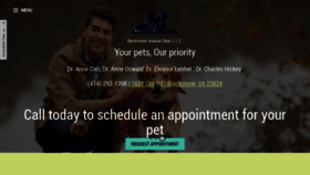 What Blackstoneanimalclinic.com website looked like in 2018 (5 years ago)
