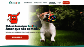 What Box4pet.com.br website looked like in 2018 (5 years ago)