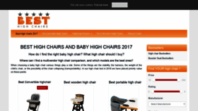What Best-high-chairs.com website looked like in 2018 (5 years ago)