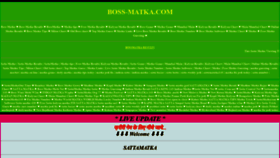 What Boss-matka.com website looked like in 2018 (5 years ago)