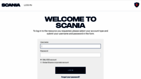 What Bibatonline.scania.com website looked like in 2018 (5 years ago)