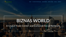 What Biznasworld.com website looked like in 2018 (5 years ago)