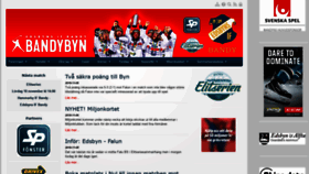 What Bandybyn.se website looked like in 2018 (5 years ago)