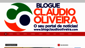 What Blogclaudiooliveira.com website looked like in 2018 (5 years ago)