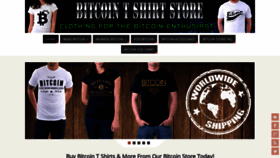 What Bitcointshirtstore.com website looked like in 2018 (5 years ago)