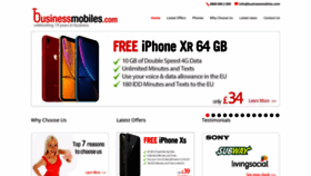 What Businessmobiles.com website looked like in 2018 (5 years ago)