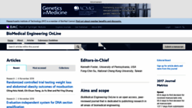 What Biomedical-engineering-online.com website looked like in 2018 (5 years ago)