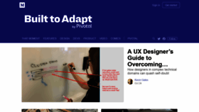 What Builttoadapt.io website looked like in 2018 (5 years ago)